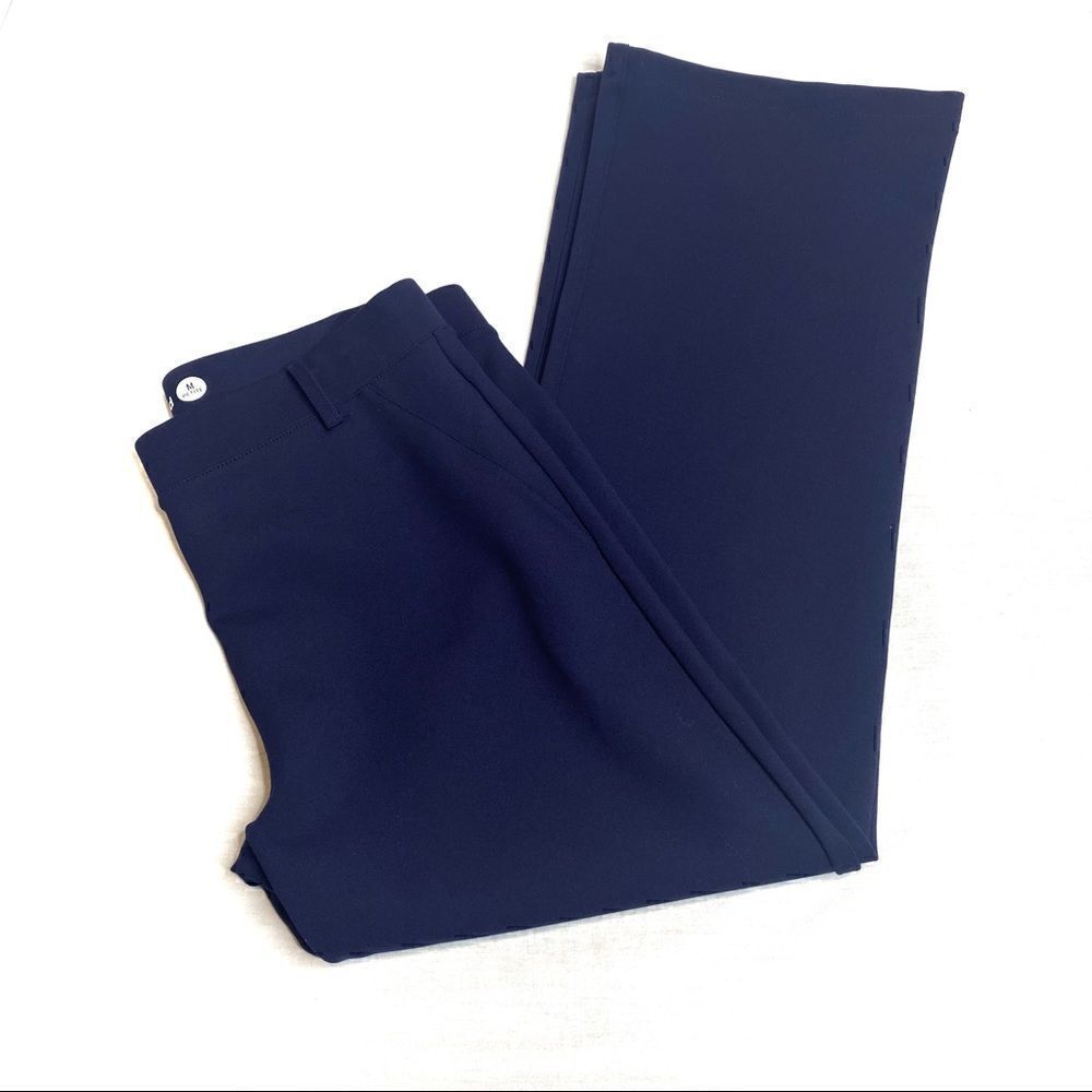 Betabrand Navy Blue Bootcutyoga Dress Pants Sizemp — image 6 of 8